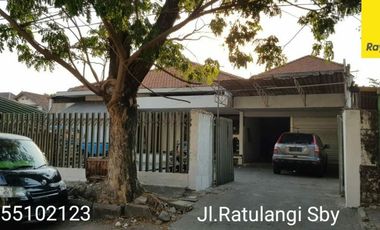Dijual Murah Rumah Strategis Pusat Kota di Jl Sam Ratulangi, Surabaya