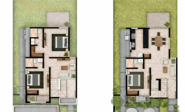 Casa de tres recámaras al norte de Mérida.