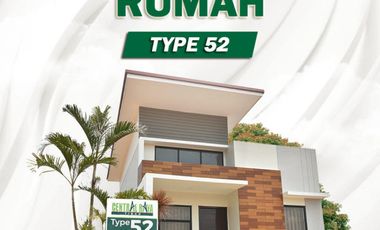 RUMAH TIPE 52 PROMO FREE SMARTHOME, BOOKING SEKARANG!