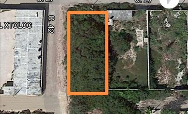 TERRENO EN CHICXULUB PUERTO EN ESQUINA Y DE FACIL ACCESO