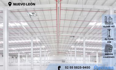 Industrial warehouse rental located in Nuevo León