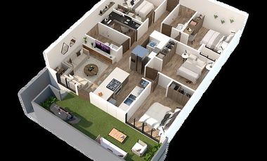 DEPARTAMENTO EN VENTA cerca zona tec LA FLORIDA MONTERREY