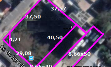 Lote en esquina comercial