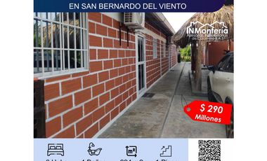 SE VENDEN TRES CABAÑAS EN SAN BERNARDO DEL VIENTO CORDOBA