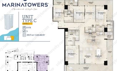 Condominio en Venta MARINATOWERS Tipo C - en Marina Vallarta Puerto Vallarta