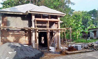 Rumah minimalis proses bangun di Sentolo, Kulon Progo