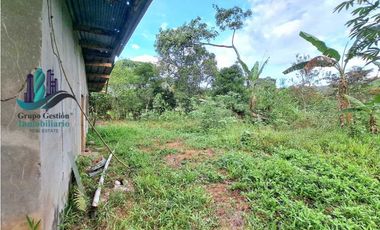 VENDO TERRENO CON CASA DE SEGUNDA CALDERA