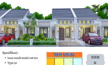 Rumah type 50 model minimalis dekat candi borobudur