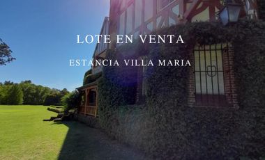 Lote en venta - Estancia Villa Maria - Canning San Vicente