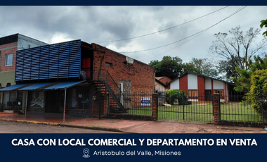 Inmueble Mixto de Gran Escala: Vivienda, Local y Departamento en Aristóbulo del Valle