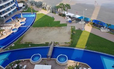 VENDO HERMOSO DEPARTAMENTO FULL AMOBLADO EN TONSUPA EXCELENTE VISTA