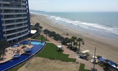 VENDO HERMOSO DEPARTAMENTO FULL AMOBLADO EN TONSUPA EXCELENTE VISTA