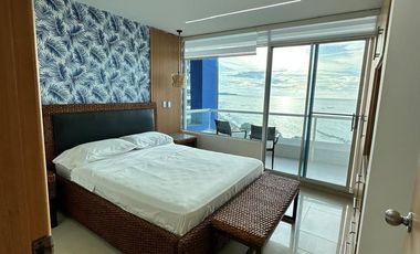 VENDO HERMOSO DEPARTAMENTO FULL AMOBLADO EN TONSUPA EXCELENTE VISTA