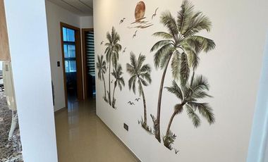 VENDO HERMOSO DEPARTAMENTO FULL AMOBLADO EN TONSUPA EXCELENTE VISTA