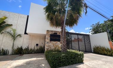 Renta de Villa en complejo residencial Athena en Gertrudis Copo,Merida,Yucatán