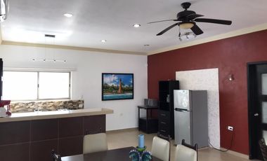 Casa en renta en Telchac puerto con alberca/ 3 habitaciones
