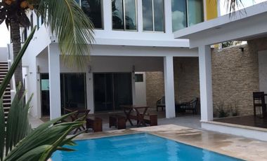 Casa en renta en Telchac puerto con alberca/ 3 habitaciones