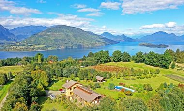 Casa con hermosa vista y acceso al Lago Ranco
