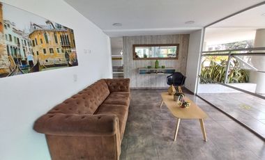 apartaestudio en arriendo en edificio frontera piso 9 amoblado. Cod A13386