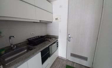 apartaestudio en arriendo en edificio frontera piso 9 amoblado. Cod A13386