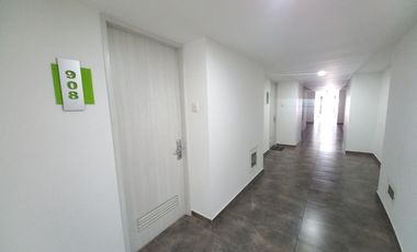 apartaestudio en arriendo en edificio frontera piso 9 amoblado. Cod A13386