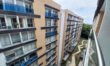 apartaestudio en arriendo en edificio frontera piso 9 amoblado. Cod A13386