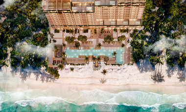 Departamento 3 habitaciones más flex frente al mar en la costa de Yucatán