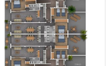 Departamento en venta en Villa Dominico