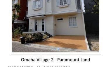 Cluster Omaha Village @Paramount Land Desain Cantik di Tangerang