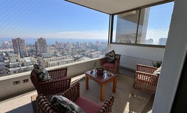 Departamento en venta de 3 dorm. en Viña del Mar