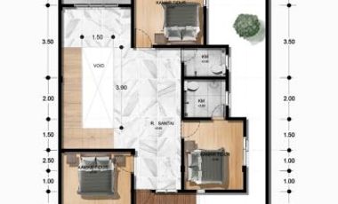 rumah mewah siap huni deka jalan soebrantas harga murah