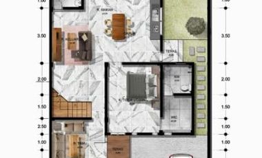 rumah mewah siap huni deka jalan soebrantas harga murah