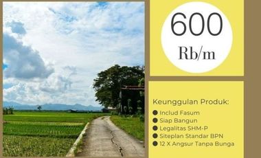 Kavling Murah Purworejo Standart Perumahan Terima SHM