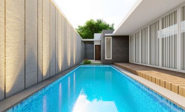 RUMAH CLASIK MODERN CANTIK DAN MEWAH DI KAWASAN KOMPLEK PEMDA