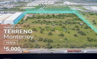 TERRENO INDUSTRIAL EN VENTA LIBRAMIENTO NORESTE - ESCOBEDO, NUEVO LEON