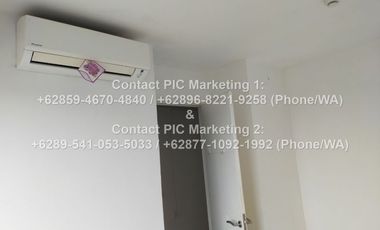 Disewakan Apartemen 2BR Bassura City Tw D lt 12 BA SEMIFURNISH DGN AC