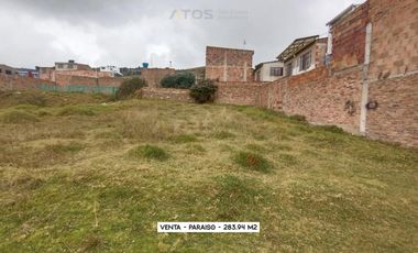 lote en venta en paraiso. Cod V1517