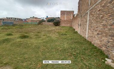 lote en venta en paraiso. Cod V1517