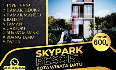 Rumah Villa Murah Di Skypark Resort Dekat Wisata Petik Apel Kota Batu