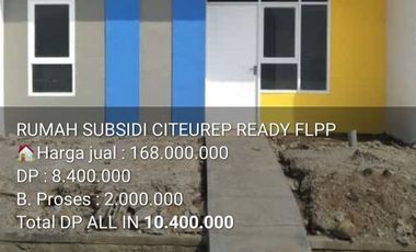 Rumah Subsidi Murah lokasi strategis unit terbatas citereup,Bogor