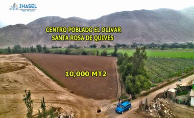 TERRENO AGRICOLA DE 10,000 M2 EN SANTA ROSA DE QUIVES