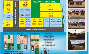 Dalam Perumahan Asri, Harga Murah Mulai 230 Jutaan di Prambanan