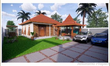 Rumah Joglo Dengan Design Minimalis di Joglo Pandawa Hanya 600an Juta