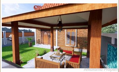 Rumah Joglo Dengan Design Minimalis di Joglo Pandawa Hanya 600an Juta