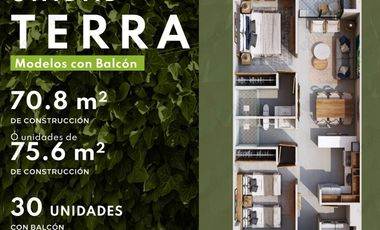 Modelo TERRA Balcon - Condominio en Venta en Fluvial Vallarta