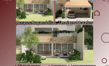 Casa en Burgos Bugambilias, Temixco; Morelos. Cod. 223