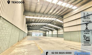 Immediate rent of industrial property in Texcoco