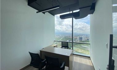 ALQUILER OFICINA AMOBLADA COSTA DEL ESTE EN  FINANCIAL PARK 104M2