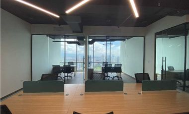 ALQUILER OFICINA AMOBLADA COSTA DEL ESTE EN  FINANCIAL PARK 104M2