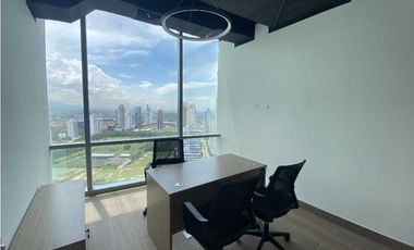 ALQUILER OFICINA AMOBLADA COSTA DEL ESTE EN  FINANCIAL PARK 104M2